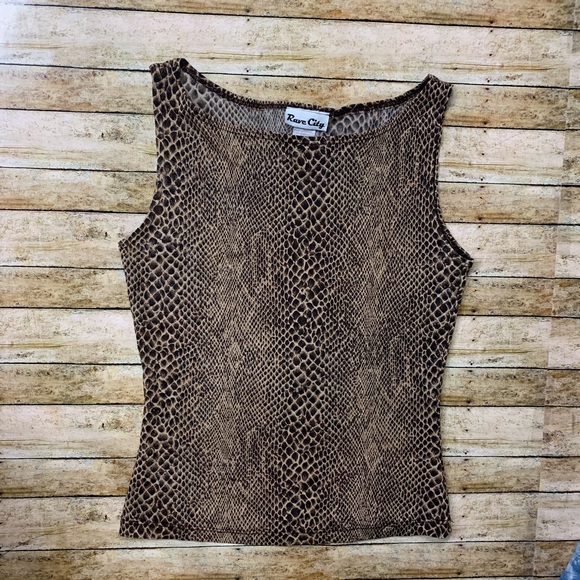vintage textured snakeskin tank - Picture 2 of 7